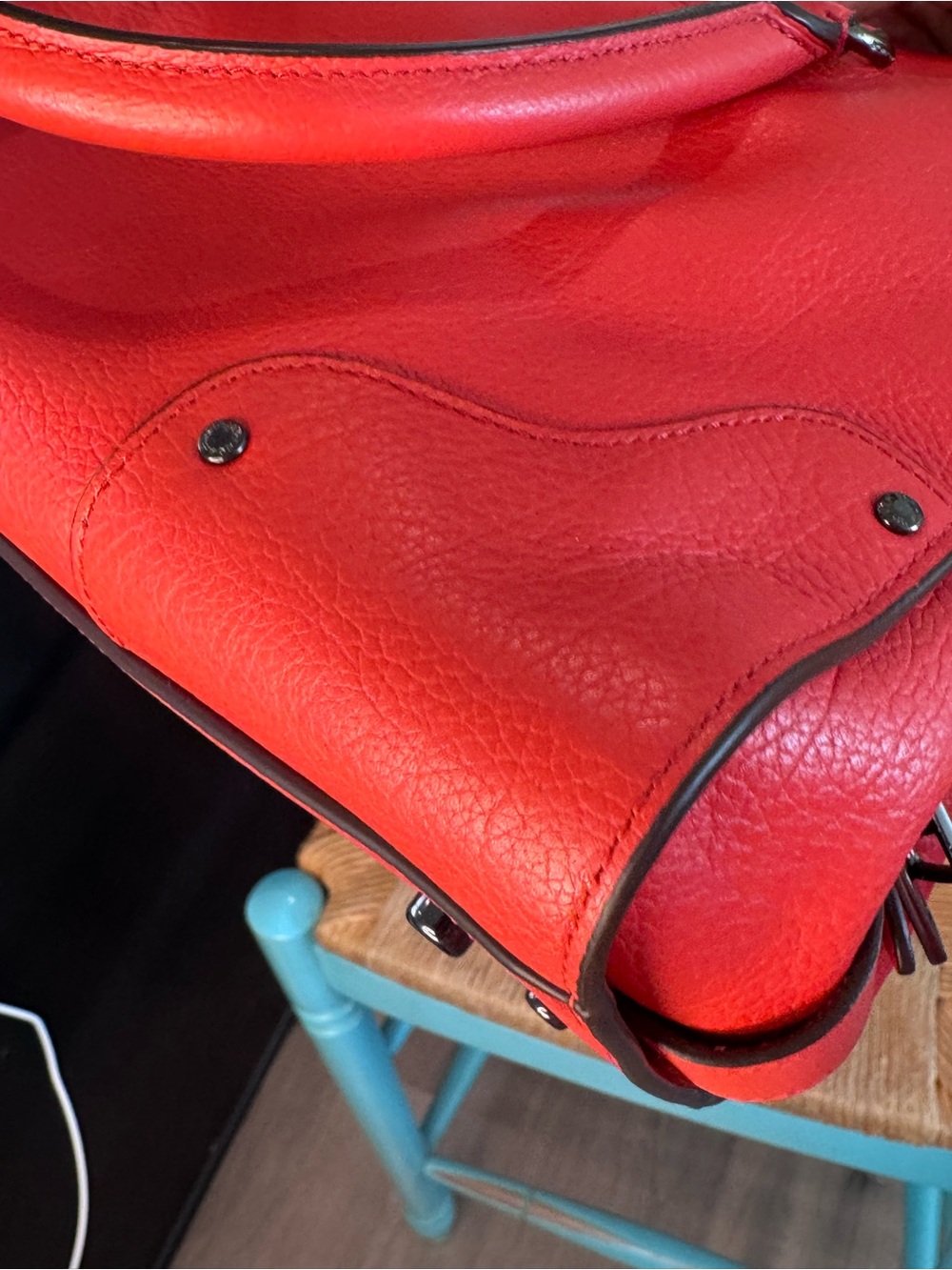 Coach Mercer 30 Red satchel - Picture 14 of 16
